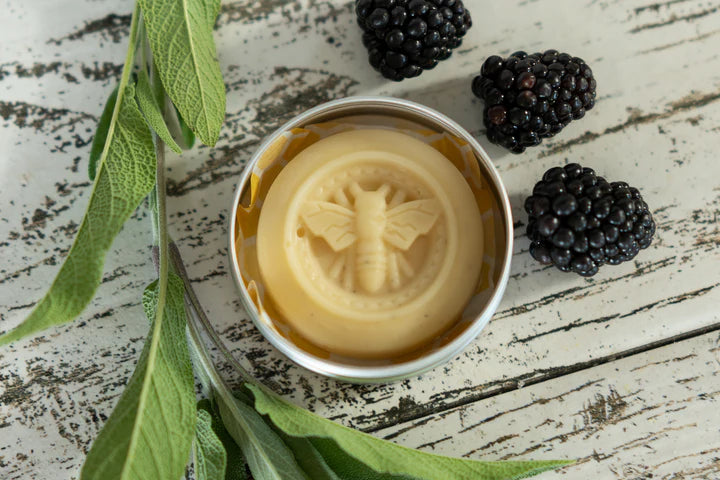 Wyld Bees - Blackberry and Sage Lotion Bar (2 oz)