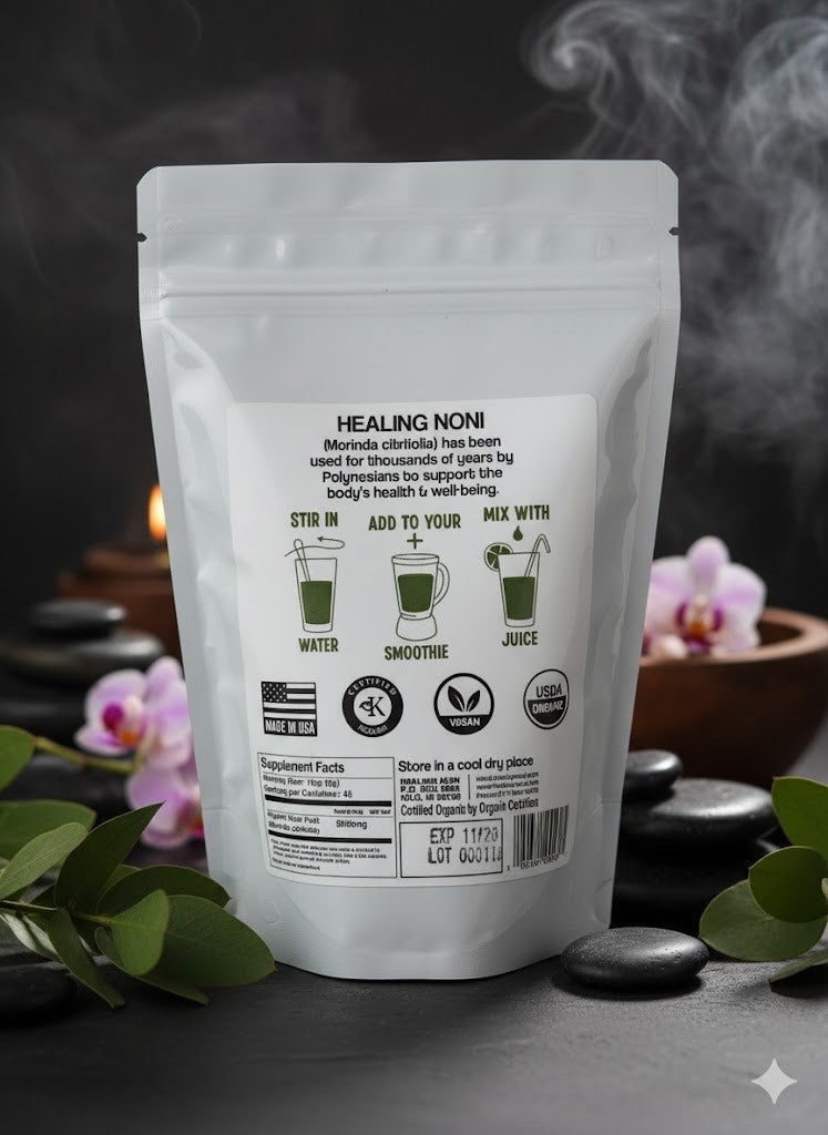 Hawaiian Organic Noni Powder (8 oz)