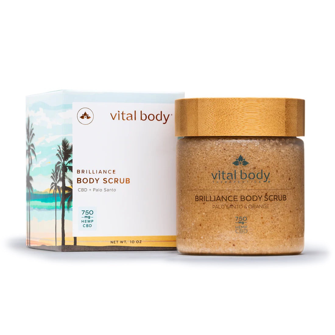Brilliance CBD Body Scrub (10 oz)