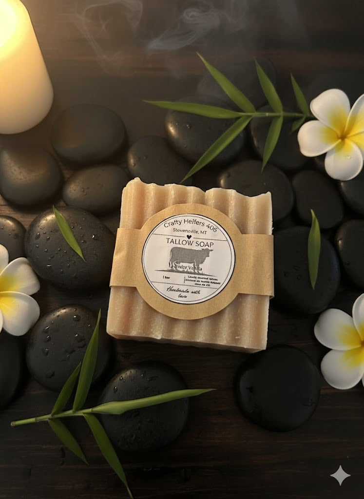 Tallow Soap - Lavender Vanilla (4 oz)